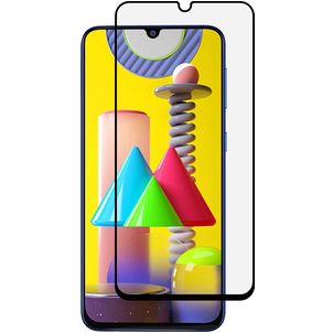 Mobigear Premium Samsung Galaxy M31 Panzerglas Gehärtetes Glas Displayschutz - Hüllenfreundlich - Schwarz