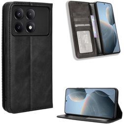 Mobigear Sensation POCO X6 Pro Hülle Klapphülle Geldbörse - Schwarz