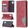 Mobigear Rhombus Slim Samsung Galaxy A32 4G Hülle Klapphülle - Rot