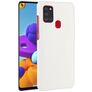 Mobigear Croco Samsung Galaxy A21s Hülle Backcover - Weiß