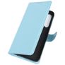 Mobigear Classic HTC Desire 20 Pro Hülle Klapphülle Geldbörse - Blau