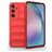 Mobigear Bumpy Samsung Galaxy A55 Hülle Flexibles TPU Backcover - Rot