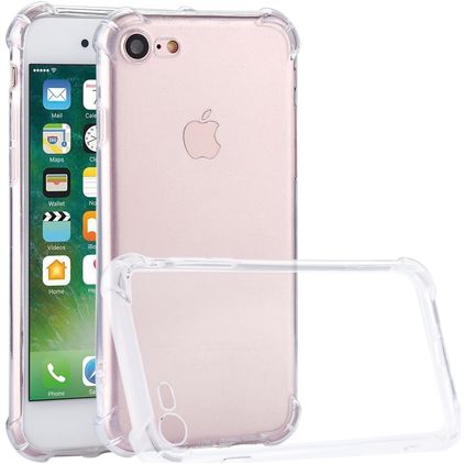 Mobigear Cushion Durchsichtig iPhone 7 Hülle Flexibles TPU Backcover Stoßfest - Transparent