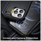 Mobigear Slim Armor iPhone 14 Pro Max Hülle Hardcase Backcover Stoßfest - Schwarz