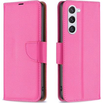 Mobigear Excellent Samsung Galaxy S23 Klapphülle Portemonnaie - Magenta