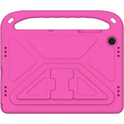 Mobigear AeroArmor Samsung Galaxy Tab A9 Plus (2023) Kinder-Tablethülle mit Griff + Stylus-Halter - Pink