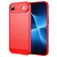 Mobigear Brushed Slim iPhone Air Hülle Flexibles TPU Backcover - Rot