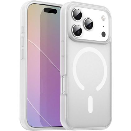 Mobigear Shockproof iPhone 17 Pro MagSafe Hülle Hardcase Backcover - Matte White