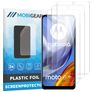 Mobigear Motorola Moto E32s Displayschutz Schutzfolie - Hüllenfreundlich (3er Pack)