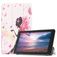 Mobigear Tri-Fold Lenovo Tab E8 Hülle Klapphülle - Schmetterlings-Fee