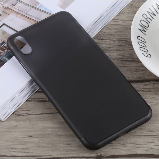 Mobigear Ultra Slim iPhone XS Max Hülle Hardcase Extra Dünn Backcover - Schwarz