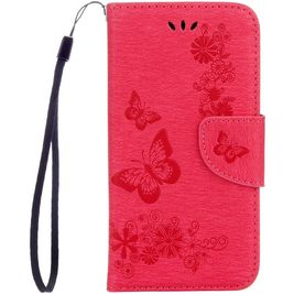 Mobigear Butterfly Samsung Galaxy A5 (2017) Hülle Klapphülle Geldbörse - Rot Mobigear Butterfly Samsung Galaxy A5 (2017) Hülle Klapphülle Geldbörse - Rot