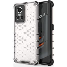 Mobigear Honeycomb Realme GT Neo 3 Hülle Hardcase Backcover Stoßfest - Weiß