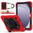 Mobigear SureGrip Xtreme Samsung Galaxy Tab A9 Plus (2023) Hülle Kunststoff / Silikon Backcover + Schultergurt + Ständer - Rot