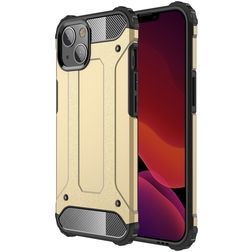 Mobigear Outdoor iPhone 13 Mini Hülle Hardcase Backcover Stoßfest - Gold