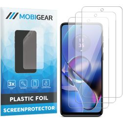 Mobigear Motorola Moto G54 Displayschutz Schutzfolie - Hüllenfreundlich (3er Pack)