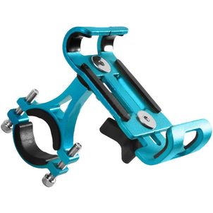 Mobigear Alloy Fixing Fahrradhalterung / Motorradhalterung Lenkerhalterung Klemme Universal OnePlus Nord CE5 - Blau