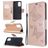 Mobigear Butterfly Samsung Galaxy S20 Plus Hülle Klapphülle Geldbörse - Roségold