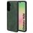 Mobiparts Classic Samsung Galaxy A56 MagSafe TPU / Kunstleder Backcover - Emerald Green