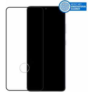 Mobilize Premium Samsung Galaxy S21 Ultra Panzerglas Gehärtetes Glas Displayschutz - Hüllenfreundlich - Schwarz