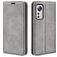 Mobigear Retro Slim Xiaomi 12 Pro Hülle Klapphülle Geldbörse - Grau