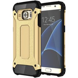 Mobigear Outdoor Samsung Galaxy S7 Edge Hülle Hardcase Backcover Stoßfest - Gold
