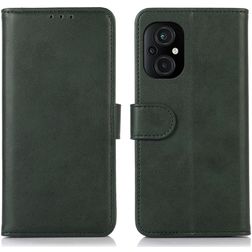 Mobigear Wallet POCO M5 Hülle Klapphülle Geldbörse - Grün
