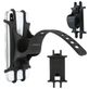 Mobigear Silicone Fahrradhalterung Lenkerhalterung Klemme Universal (max 15 cm x 8 cm) - Schwarz