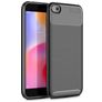 Mobigear Racing Xiaomi Redmi Go Hülle Flexibles TPU Backcover - Schwarz