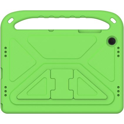Mobigear AeroArmor Samsung Galaxy Tab A11 Plus Kinder-Tablethülle mit Griff + Stylus-Halter - Grün