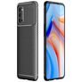 Mobigear Racing OPPO Reno 4 Hülle Flexibles TPU Backcover - Schwarz