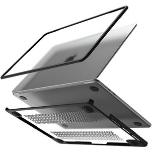 Mobilize Protection Cover MacBook Air 15 Zoll (2023-2026) Hardcase Hülle MacBook Case - Schwarz - Model A2941 / A3114 / A3241 / A3448