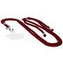 Mobiparts Phonecord Universal-Handykette einstellbar - Plum Red