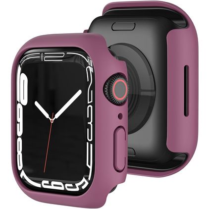 Mobigear Colors Dünn Apple Watch - 45 mm Hardcase Hülle - Weinrot