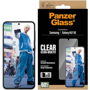 PanzerGlass Ultra-Wide Fit Samsung Galaxy A57 Gehärtetes Glas Displayschutz - Hüllenfreundlich
