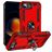 Mobigear Armor Ring iPhone 16e Hülle Hardcase Backcover Stoßfest mit Ringhalter - Rot