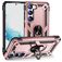 Mobigear Armor Ring Samsung Galaxy S23 Hülle Hardcase Backcover Stoßfest mit Ringhalter - Roségold