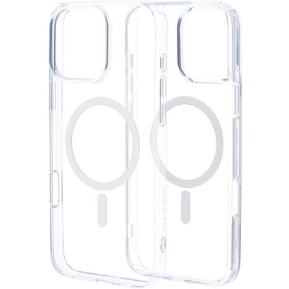 Mobiparts Hardcover Transparent iPhone 16 Pro Max MagSafe Hardcase Backcover - Transparent