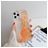 Mobigear Marble iPhone 12 Pro Max Hülle Flexibles TPU Backcover - Orange