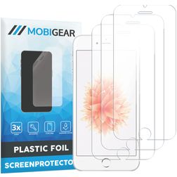 Mobigear iPhone SE (2016) Displayschutz Schutzfolie - Hüllenfreundlich (3er Pack)