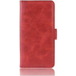 Mobigear Slim Magnet Samsung Galaxy A20e Hülle Klapphülle Geldbörse - Rot