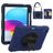 Mobigear SureGrip iPad 10 (2022) Stoßfeste Hardcase Hülle + Stifthalter + Schulterträger + Ständer - Schwarz / Blau