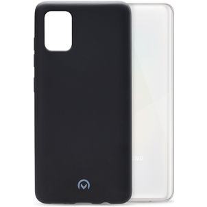 Mobilize Rubber Gelly Samsung Galaxy A31 Hülle Flexibles TPU Backcover - Matt Black