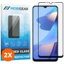 Mobigear Premium OPPO A16s Panzerglas Gehärtetes Glas Displayschutz - Hüllenfreundlich - Schwarz (2er Pack)