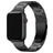 Mobigear Sydney Titan Apple Watch Armband Faltschließe - 49/46/45/44 mm - Schwarz