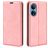 Mobigear Retro Slim HONOR X7 Hülle Klapphülle Geldbörse - Pink