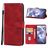 Mobigear Wallet Vivo X80 Pro Hülle Klapphülle Geldbörse - Rot