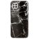 Mobigear Marble Huawei P40 Lite Hülle Flexibles TPU Backcover - Schwarz