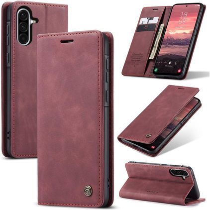 CaseMe 013 Samsung Galaxy A56 Hülle Klapphülle Geldbörse - Rot