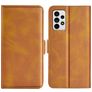 Mobigear Slim Magnet Samsung Galaxy A33 Hülle Klapphülle Geldbörse - Cognac